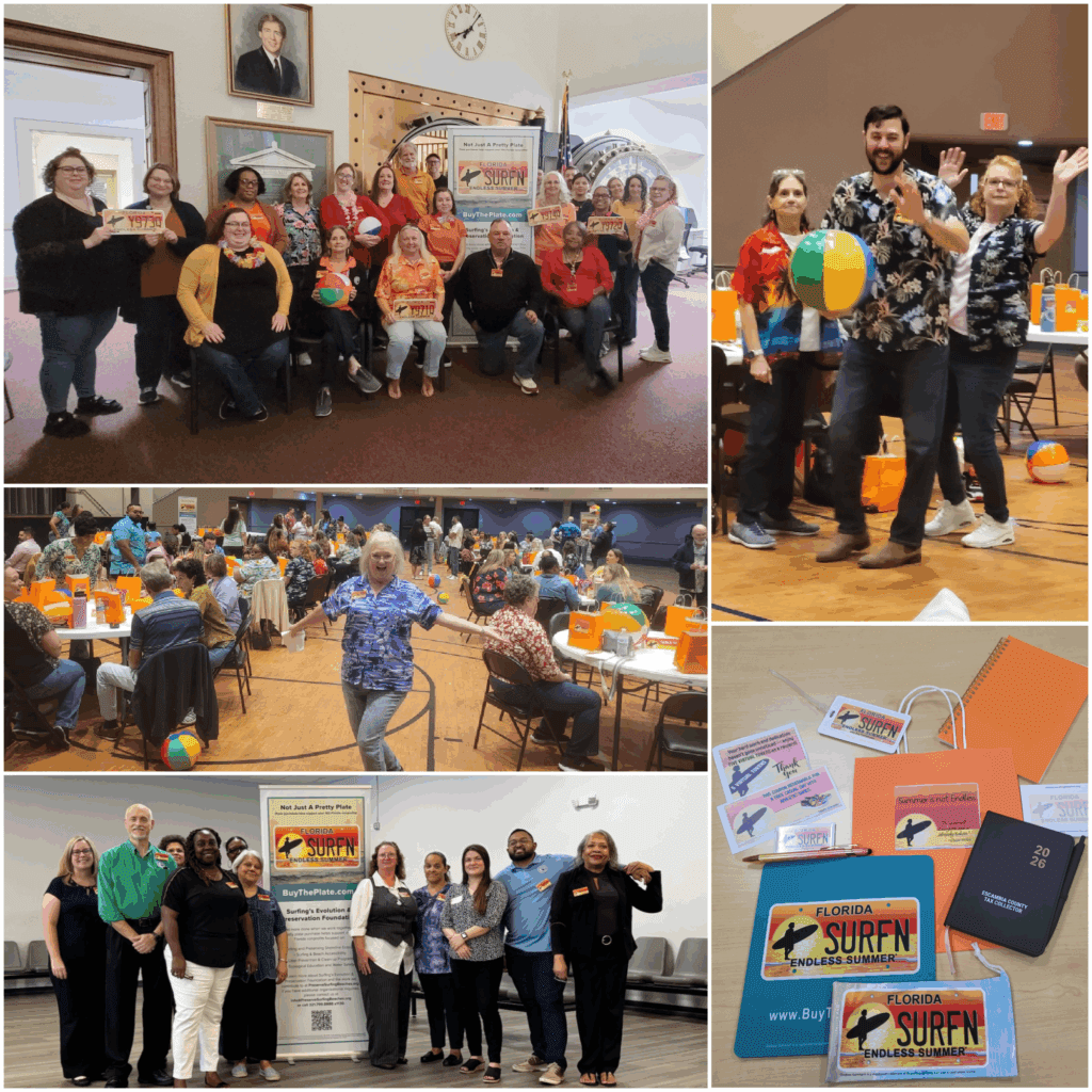 Collage of Photos of Escambia County Tax Collector's Office Inservice training Event