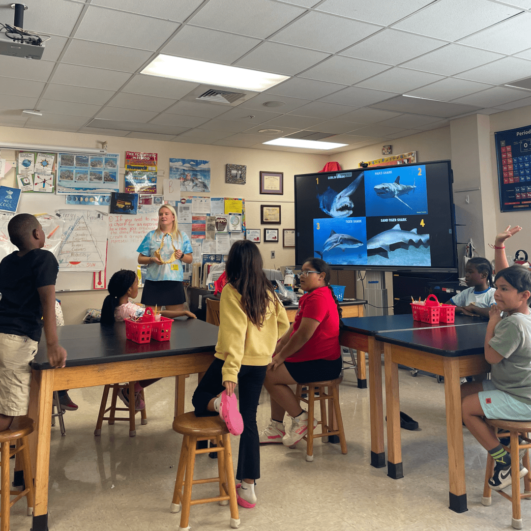 Education program class for Reef Relief